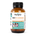 PURITYFIC Daily Fit Chewable (100 Chewable Tablets) - Vitamin C, Zinc, Vitamin B2 & Citrus Bioflavonoids for Immune Strength, Antioxidant Support & Daily Wellness