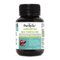 PURITYFIC Liver Detox Milk Thistle 300 (60 Film Coated Tablets) - Natural Supplements for Liver Cleanse, Detoxification & Protection