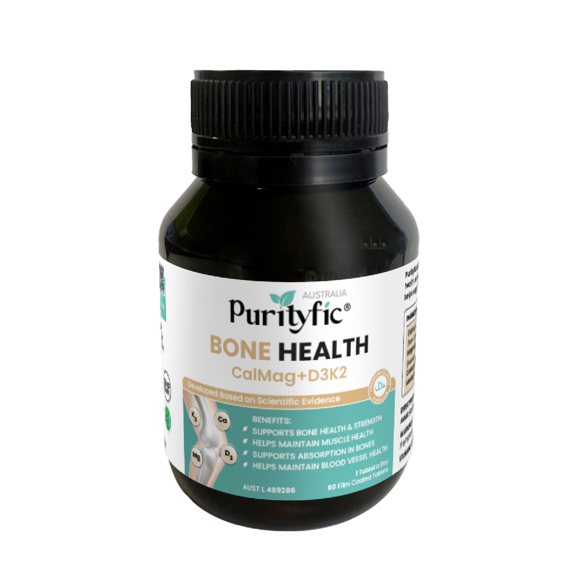 Purityfic Bone Health CalMag+D3K2