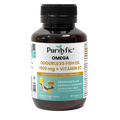 PURITYFIC Omega Odourless Fish Oil + Vitamin D3 (30 Soft Gels) - Supports Heart, Brain, Eye & Bone Health